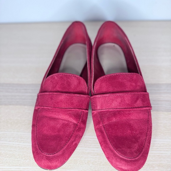 Aldo Red Suede Loafers - Picture 5 of 5